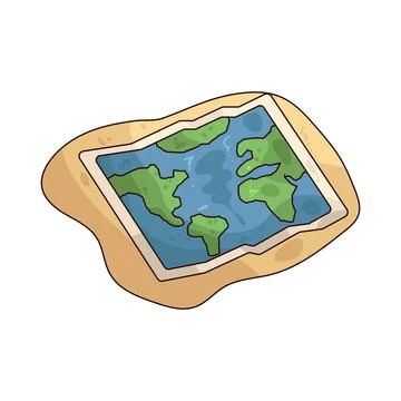 Map illustration Illustration