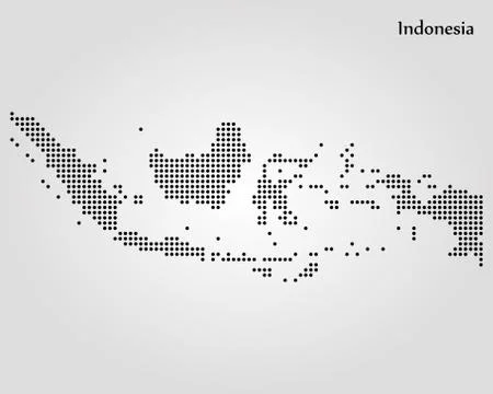 Map of Indonesia. Vector illustration. World map Stock-Illustration