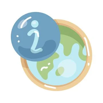 Map information Stock Illustration