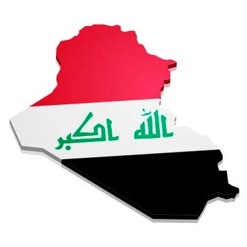Map iraq Stock Illustration