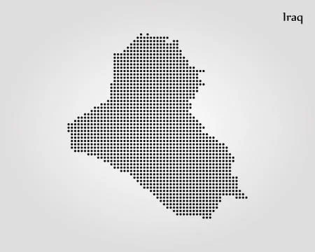 Map of Iraq. Vector illustration. World map Stock-Illustration