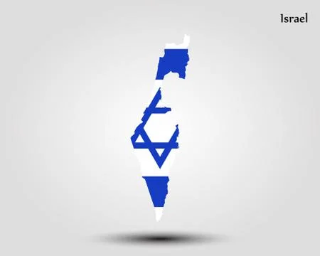 Map of Israel Stock Illustration