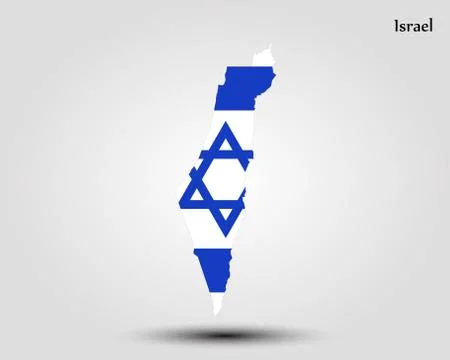 Map of Israel Stock Illustration