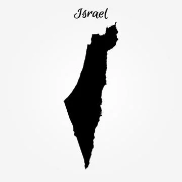 Map of Israel Stock Illustration