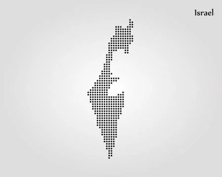 Map of Israel. Vector illustration. World map Stock Illustration