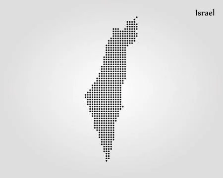 Map of Israel. Vector illustration. World map Stock Illustration