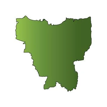 Map of Jakarta Stock Illustration