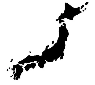 Map of Japan Stock-Illustration
