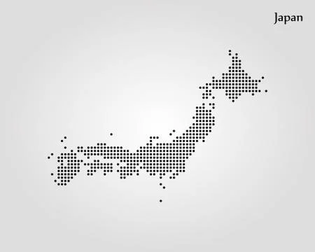 Map of Japan. Vector illustration. World map Stock Illustration