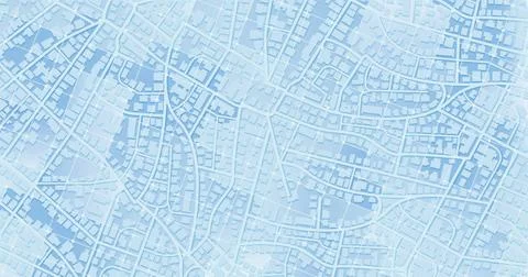 Map of large city with roads streets and on full canvas. Gradient grid Stock Illustration