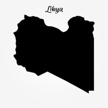Map of Libya Stock-Illustration