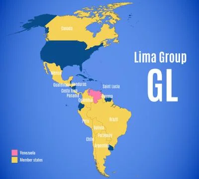 Map of the Lima Group イラスト素材