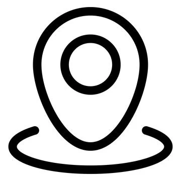 Map line icon vector illustration isolated on white background Stock Illustration