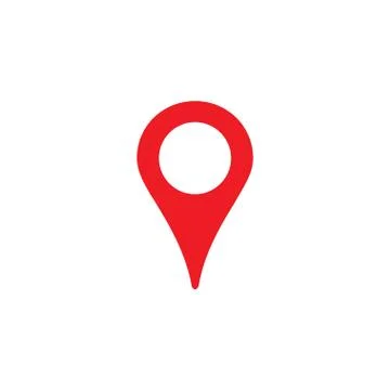 Map location icon, gps pointer Stock Illustration
