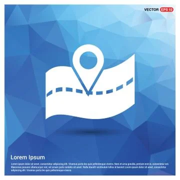 Map location icon 스톡 일러스트