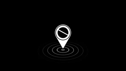 Map location icon, map pin, place direction concept. Stock Footage 293483425