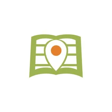 Map location logo sign vector Stock Illustration