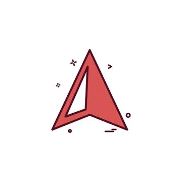 Map location mobile navagation icon vector design Illustrazione stock