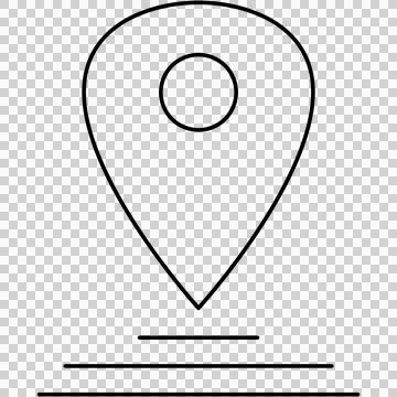Map location pin marker Stock Illustration
