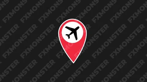 Map Location Pins And Navigation Icons for After Effects Stock After Effects