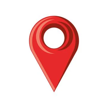 Map location pointer Stockillustratie