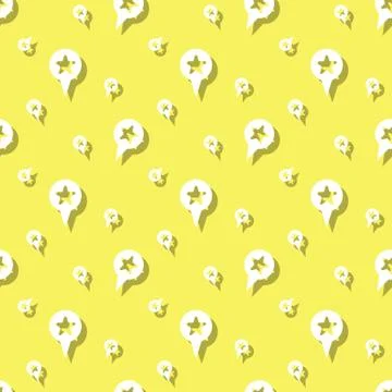 Map Location Pointer Sign Seamless Background Stock Illustration