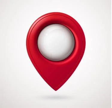 Map location pointer.Realistic style. Vector illustration. 스톡 일러스트