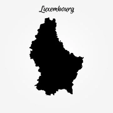 Map of Luxembourg Stock-Illustration