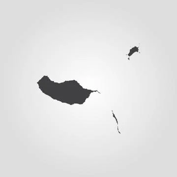 Map of the Madeira. Vector illustration. World map Stock-Illustration