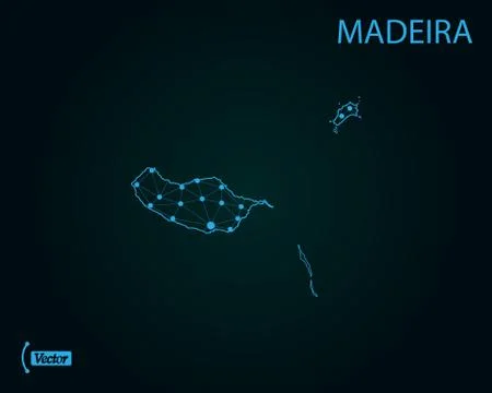 Map of Madeira. Vector illustration. World map Stock Illustration