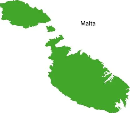 Map of Malta Stock Illustration
