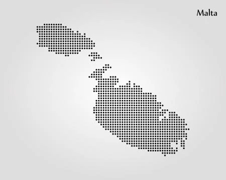 Map of Malta. Vector illustration. World map Stock Illustration