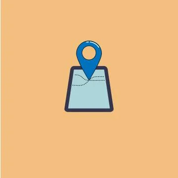 Map mark Stock Illustration