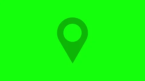 Map Marker Animation with Green Screen B... | Stock Video | Pond5