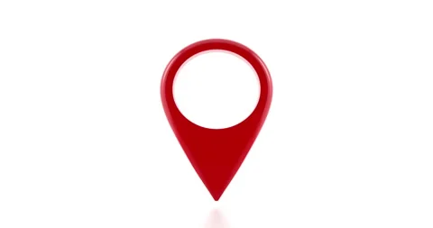 Map marker Stock Footage 283525340
