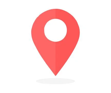 Map marker pointer GPS location symbol vector design and illustration. Stock Illustration