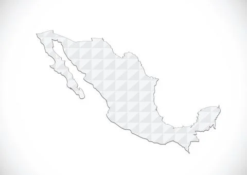 Map of mexico decorative idea design Illustrazione stock