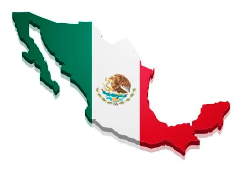 Map mexico Stock Illustration
