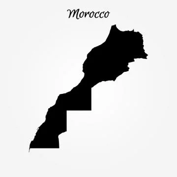 Map of Morocco Stock-Illustration