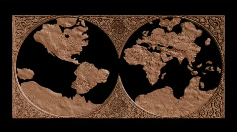 Map morph Stock-Footage 560376