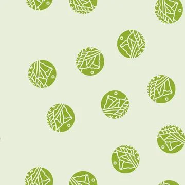 Map mountain landscape glyph seamless pattern Stock Illustration