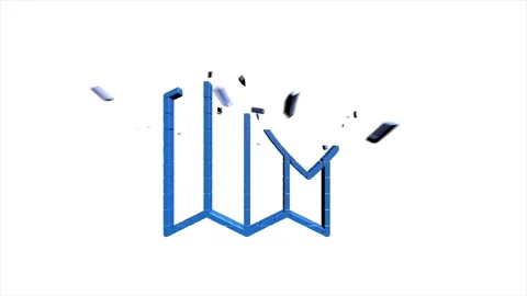 Map navigation 3D pixel icon isolated on white background. Outline web icon Stock Footage 153872081