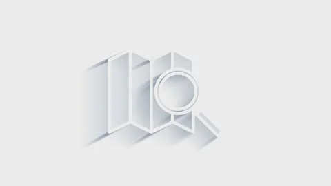 Map navigation 3D shadow icon isolated on white background. Outline web icon 库存影片 153801629
