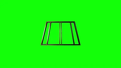 Map navigation icon isolated on empty background. Outline web icon. Motion Stock Footage 153817506