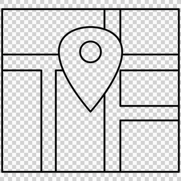 Map navigation Stock Illustration
