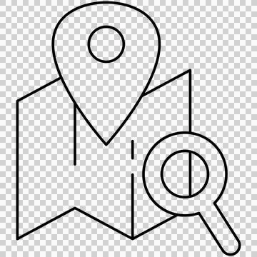 Map navigation Stock Illustration