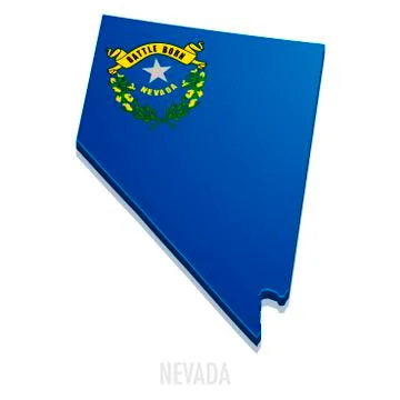 Map Nevada Stock Illustration