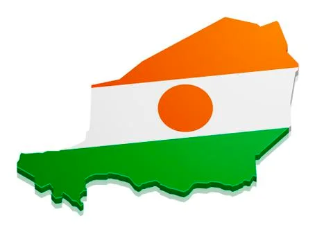 Map Niger Stock Illustration