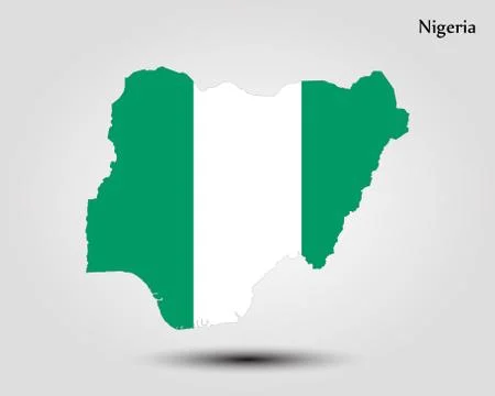 Map of Nigeria Stock-Illustration