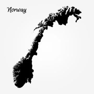 Map of Norway Stock-Illustration